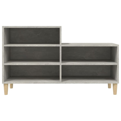 Scarpiera Grigio Cemento 102x36x60 cm in Legno Multistrato - homemem39