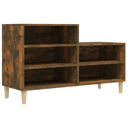 Scarpiera Rovere Fumo 102x36x60 cm in Legno Multistrato - homemem39