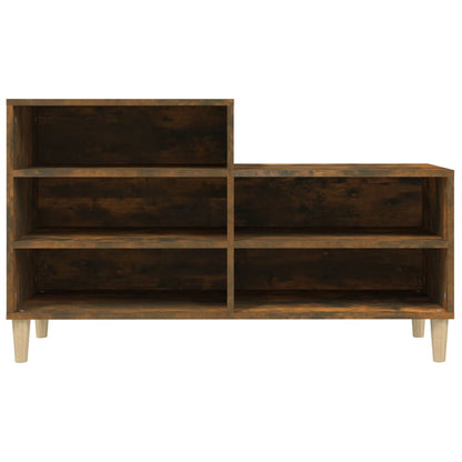 Scarpiera Rovere Fumo 102x36x60 cm in Legno Multistrato - homemem39