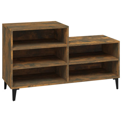 Scarpiera Rovere Fumo 102x36x60 cm in Legno Multistrato - homemem39