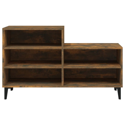 Scarpiera Rovere Fumo 102x36x60 cm in Legno Multistrato - homemem39
