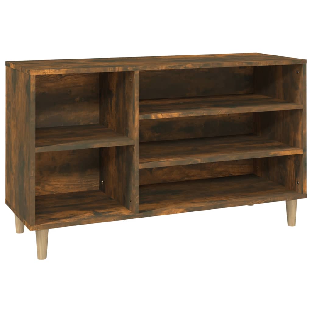 Scarpiera Rovere Fumo 102x36x60 cm in Legno Multistrato - homemem39
