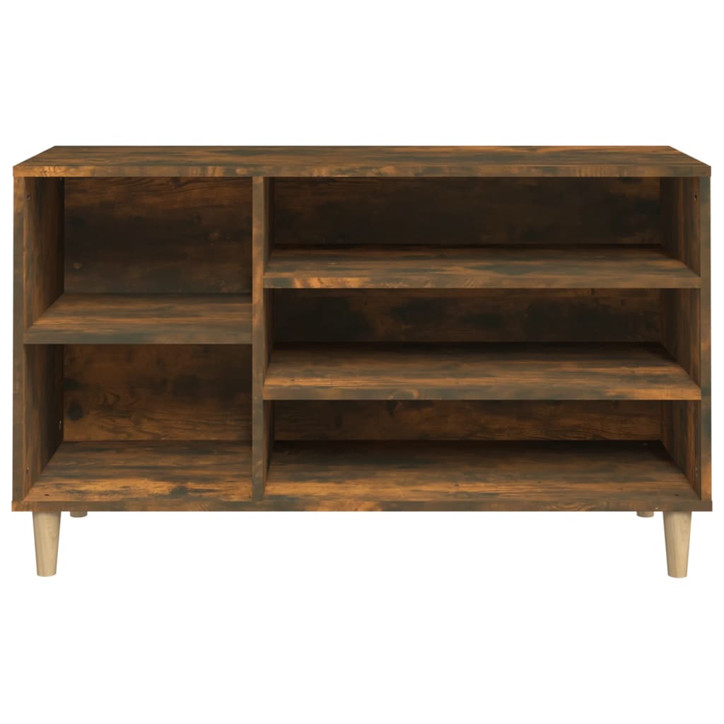 Scarpiera Rovere Fumo 102x36x60 cm in Legno Multistrato - homemem39
