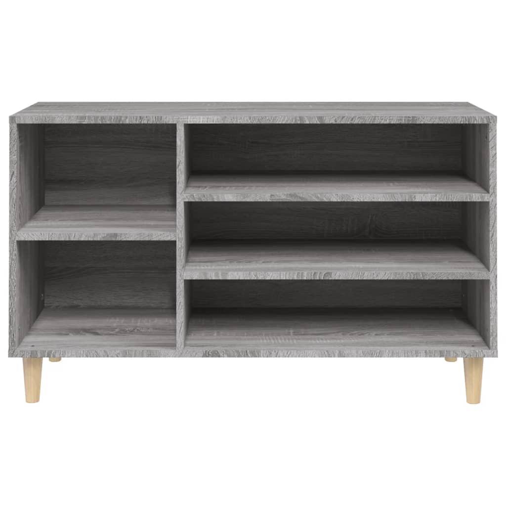 Scarpiera Grigio Sonoma 102x36x60 cm in Legno Multistrato - homemem39