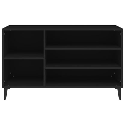 Scarpiera Nera 102x36x60 cm in Legno Multistrato - homemem39