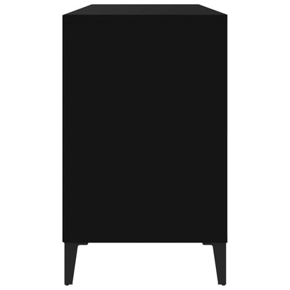 Scarpiera Nera 102x36x60 cm in Legno Multistrato - homemem39