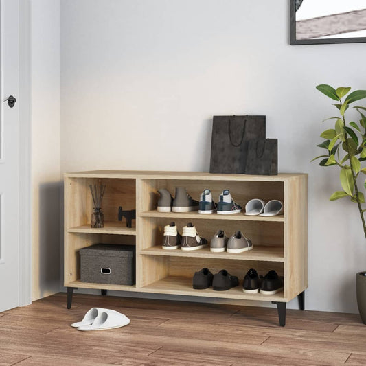 Scarpiera Rovere Sonoma 102x36x60 cm in Legno Multistrato - homemem39
