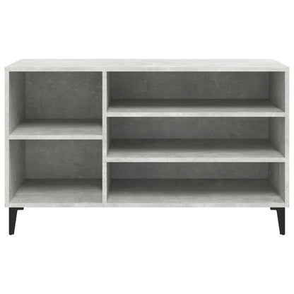 Scarpiera Grigio Cemento 102x36x60 cm in Legno Multistrato - homemem39