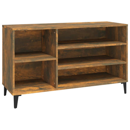 Scarpiera Rovere Fumo 102x36x60 cm in Legno Multistrato - homemem39