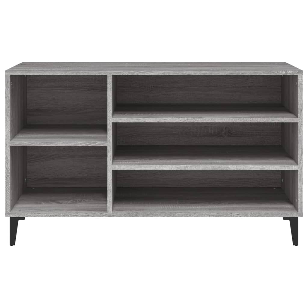 Scarpiera Grigio Sonoma 102x36x60 cm in Legno Multistrato - homemem39