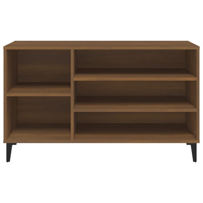 Scarpiera Rovere Marrone 102x36x60 cm in Legno Multistrato - homemem39