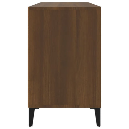Scarpiera Rovere Marrone 102x36x60 cm in Legno Multistrato - homemem39