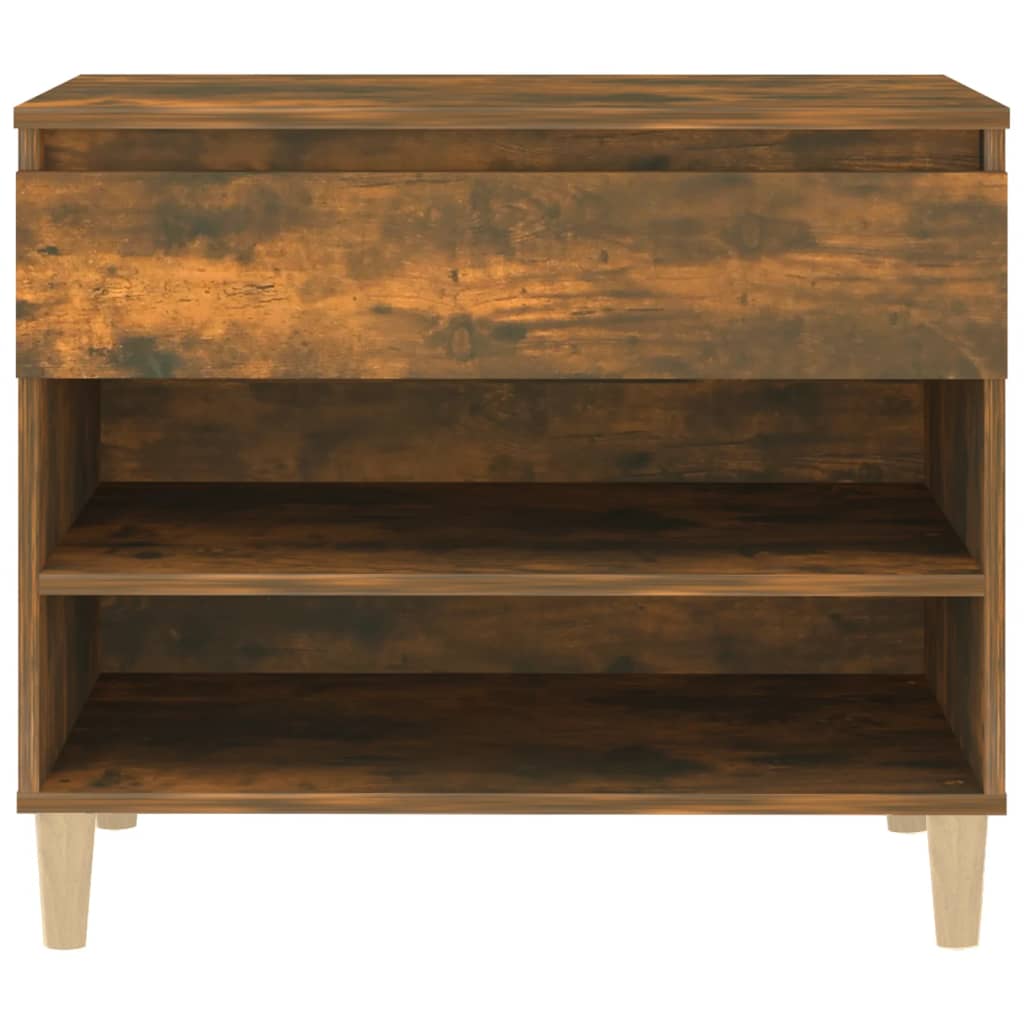 Scarpiera Rovere Fumo 70x36x60 cm in Legno Multistrato - homemem39