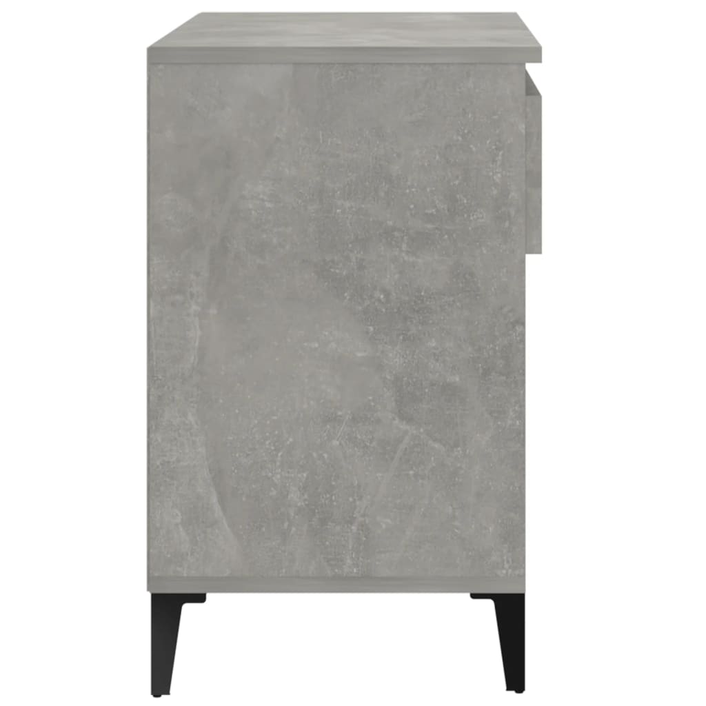 Scarpiera Grigio Cemento 70x36x60 cm in Legno Multistrato - homemem39