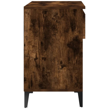 Scarpiera Rovere Fumo 70x36x60 cm in Legno Multistrato - homemem39