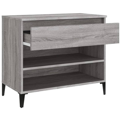Scarpiera Grigio Sonoma 70x36x60 cm in Legno Multistrato - homemem39