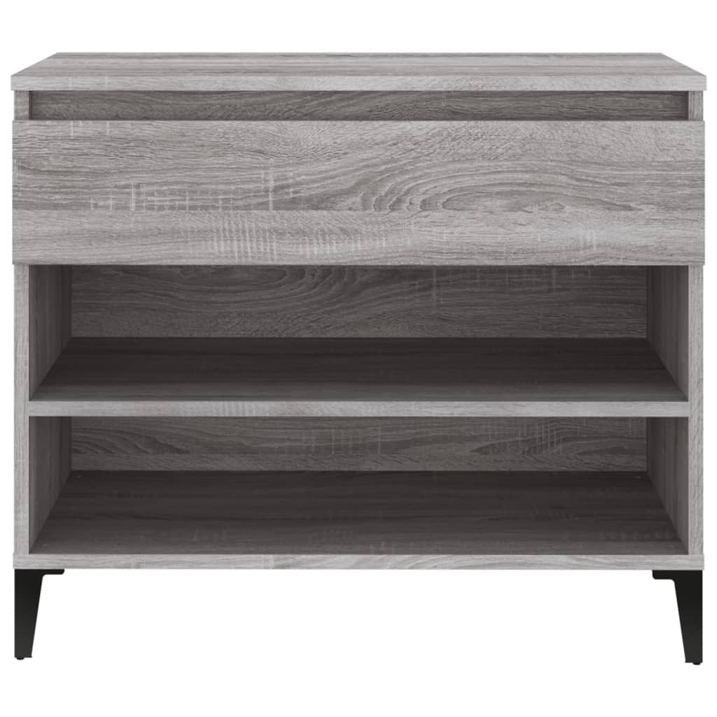 Scarpiera Grigio Sonoma 70x36x60 cm in Legno Multistrato - homemem39