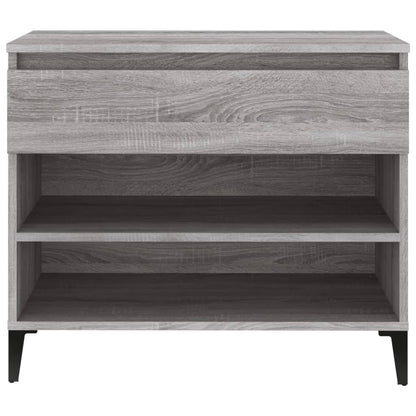 Scarpiera Grigio Sonoma 70x36x60 cm in Legno Multistrato - homemem39