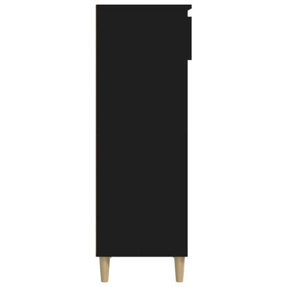 Scarpiera Nera 40x36x105 cm in Legno Multistrato - homemem39
