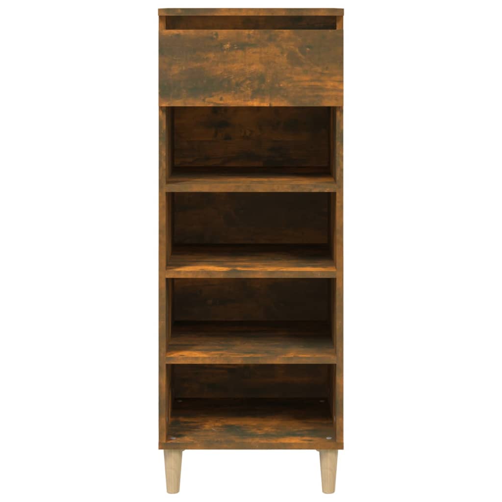 Scarpiera Rovere Fumo 40x36x105 cm in Legno Multistrato - homemem39