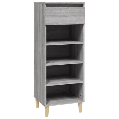 Scarpiera Grigio Sonoma 40x36x105 cm in Legno Multistrato - homemem39