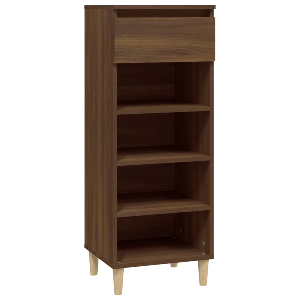 Scarpiera Rovere Marrone 40x36x105 cm in Legno Multistrato - homemem39