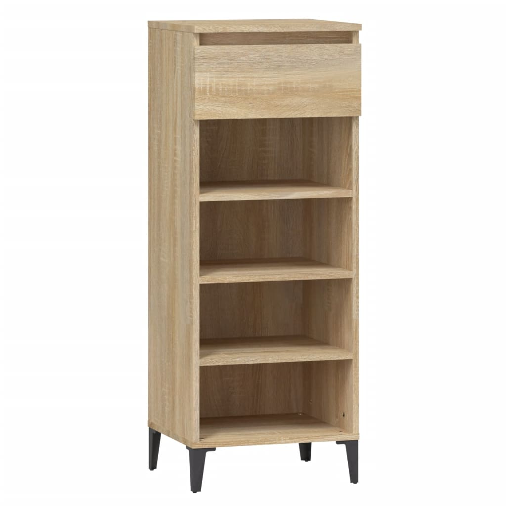 Scarpiera Rovere Sonoma 40x36x105 cm in Legno Multistrato - homemem39