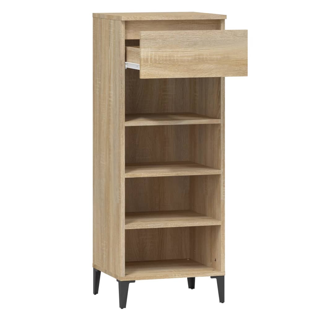 Scarpiera Rovere Sonoma 40x36x105 cm in Legno Multistrato - homemem39