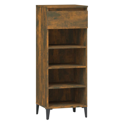 Scarpiera Rovere Fumo 40x36x105 cm in Legno Multistrato - homemem39