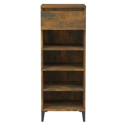 Scarpiera Rovere Fumo 40x36x105 cm in Legno Multistrato - homemem39