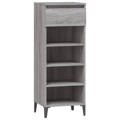 Scarpiera Grigio Sonoma 40x36x105 cm in Legno Multistrato - homemem39