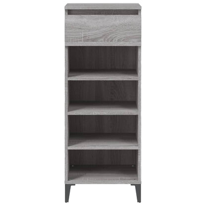 Scarpiera Grigio Sonoma 40x36x105 cm in Legno Multistrato - homemem39