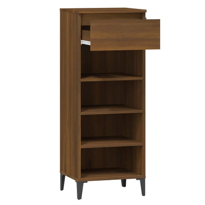 Scarpiera Rovere Marrone 40x36x105 cm in Legno Multistrato - homemem39
