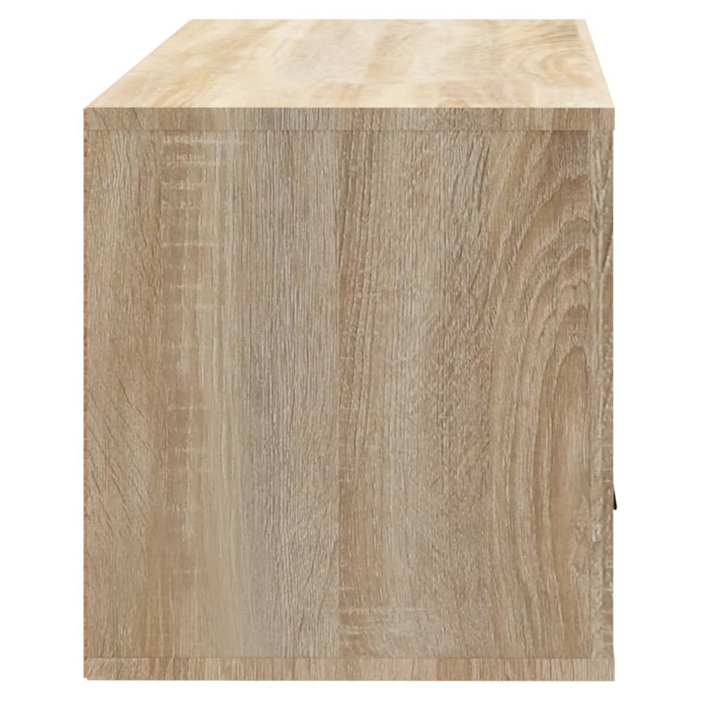 Scarpiera a Parete Rovere Sonoma 70x35x38 cm Legno Multistrato - homemem39