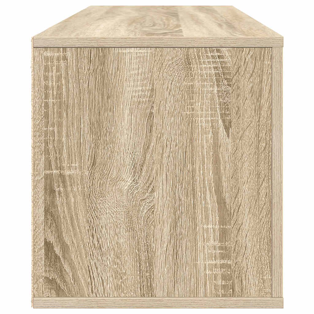 Scarpiera a Muro Rovere Sonoma 100x35x38cm in Legno Multistrato - homemem39