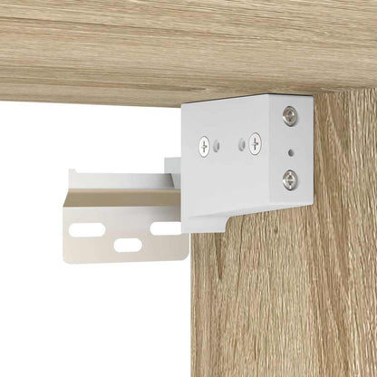 Scarpiera a Muro Rovere Sonoma 100x35x38cm in Legno Multistrato - homemem39
