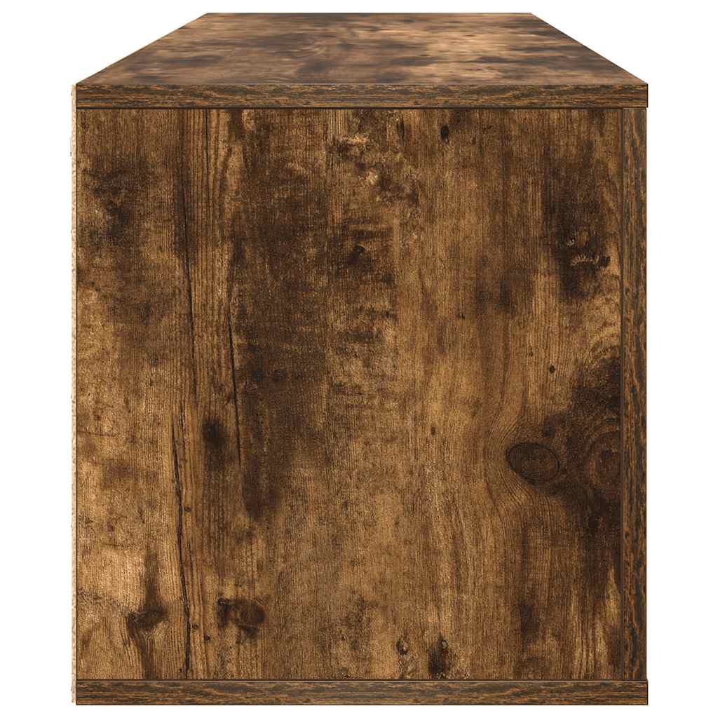 Scarpiera a Muro rovere fumo 100x35x38cm in Legno Multistrato - homemem39