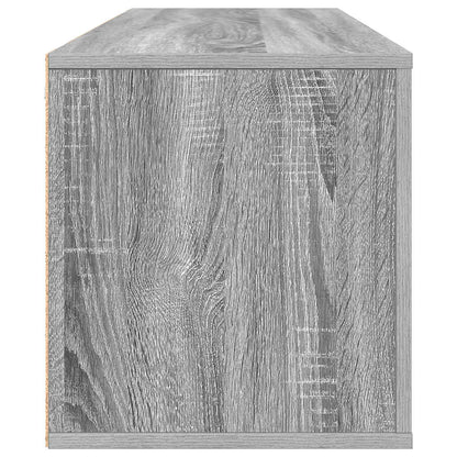 Scarpiera a Muro Grigio Sonoma 100x35x38cm in Legno Multistrato - homemem39