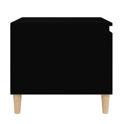 Tavolino da Salotto Nero 100x50x45 cm in Legno Multistrato | homemem39