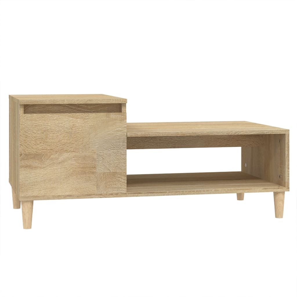Tavolino da Salotto Rovere Sonoma 100x50x45cm Legno Multistrato | homemem39