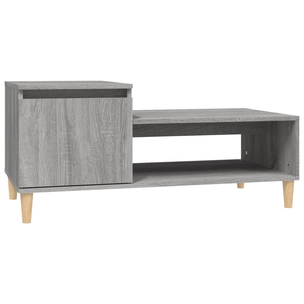 Tavolino da Salotto grigio sonoma 100x50x45cm Legno Multistrato | homemem39