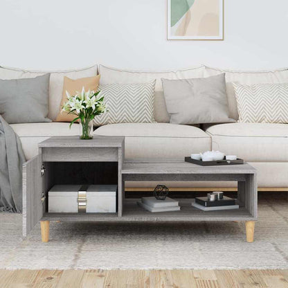 Tavolino da Salotto grigio sonoma 100x50x45cm Legno Multistrato