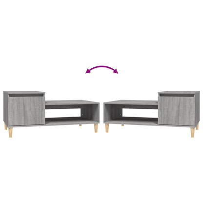 Tavolino da Salotto grigio sonoma 100x50x45cm Legno Multistrato | homemem39