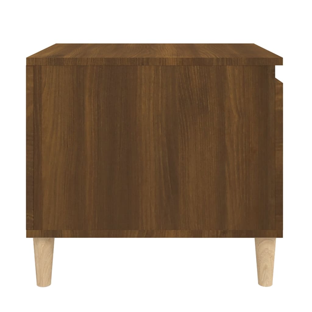 Tavolino da Salotto Rovere Marrone100x50x45cm Legno Multistrato | homemem39