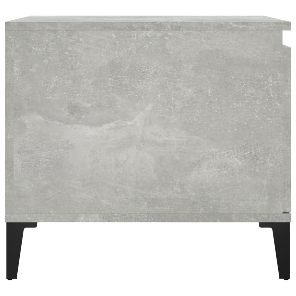 Tavolino Salotto Grigio Cemento 100x50x45 cm Legno Multistrato | homemem39