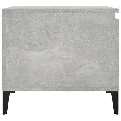 Tavolino Salotto Grigio Cemento 100x50x45 cm Legno Multistrato | homemem39