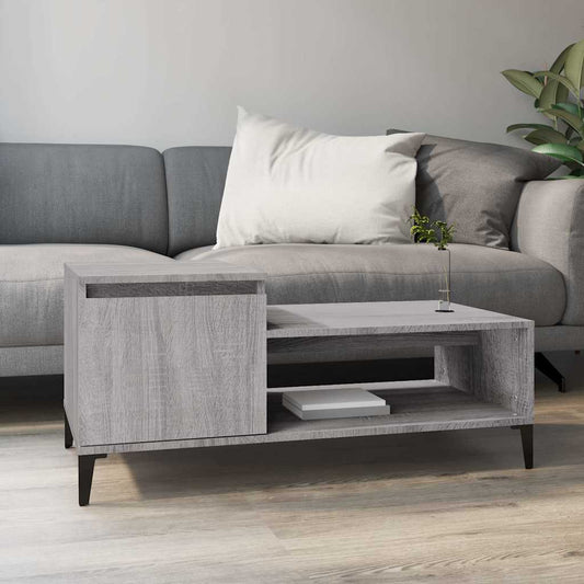 Tavolino da Salotto grigio sonoma 100x50x45cm Legno Multistrato | homemem39