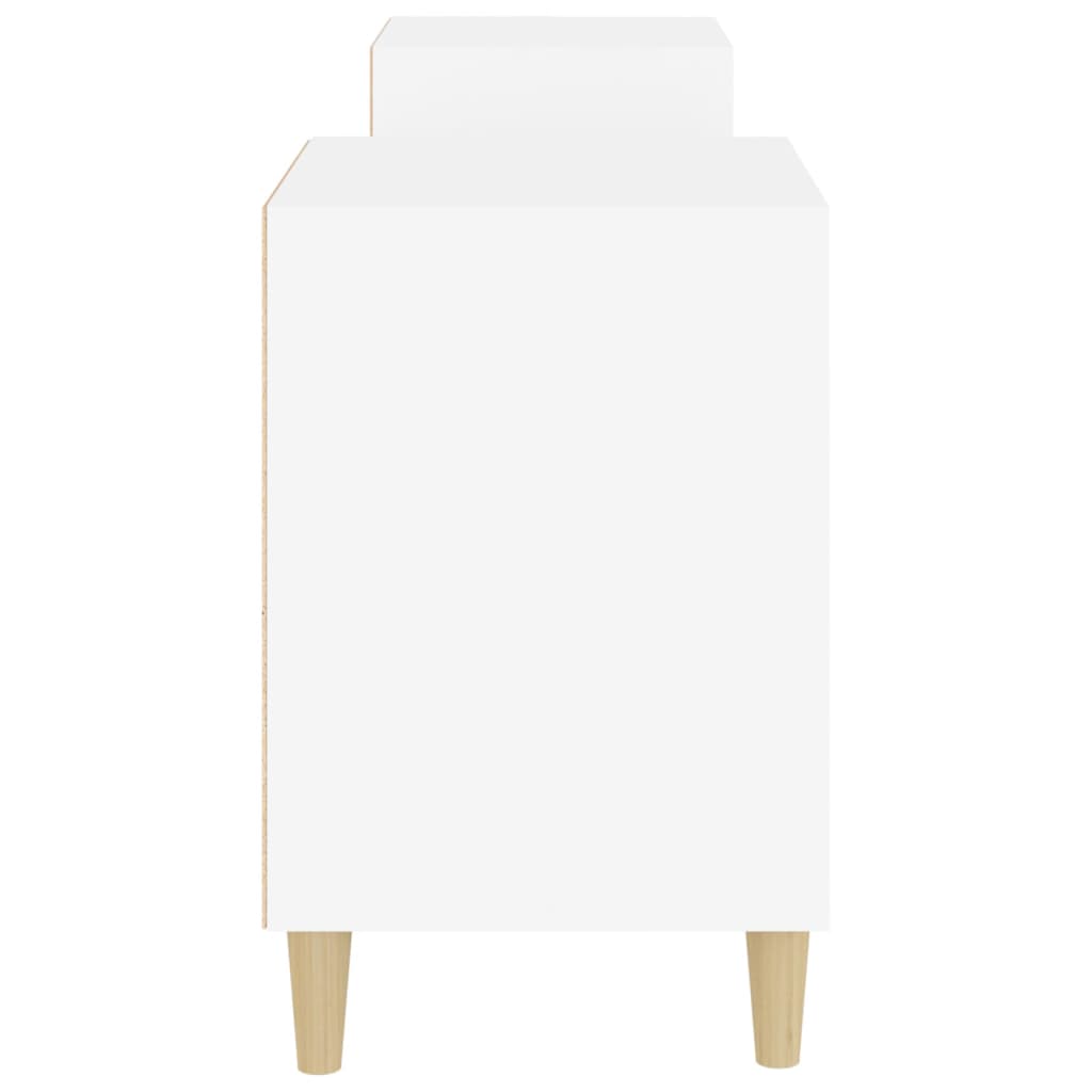 Mobile Porta TV Bianco 160x35x55 cm in Legno Multistrato