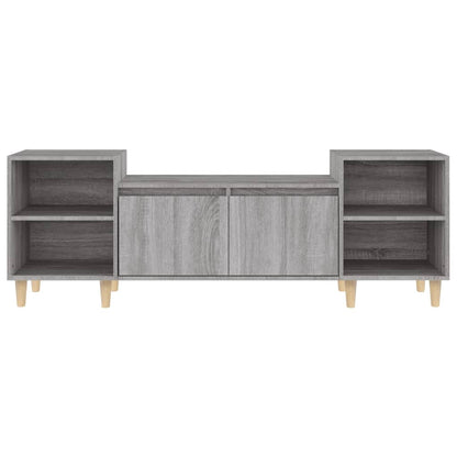 Mobile TV Grigio Sonoma 160x35x55 cm in Legno Multistrato - homemem39