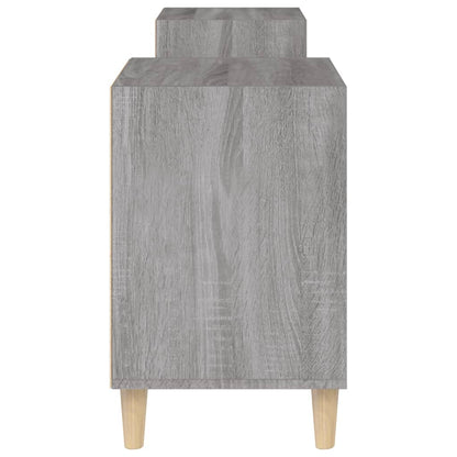 Mobile TV Grigio Sonoma 160x35x55 cm in Legno Multistrato - homemem39